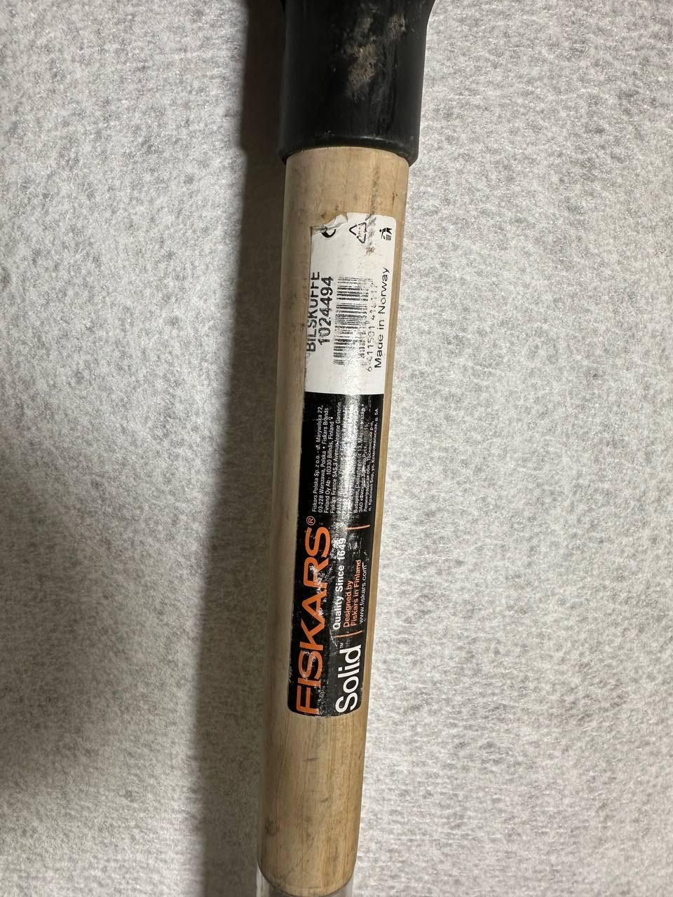 Fiskars solid bilskuffe | Lettvektsmodell med aluminiumblad