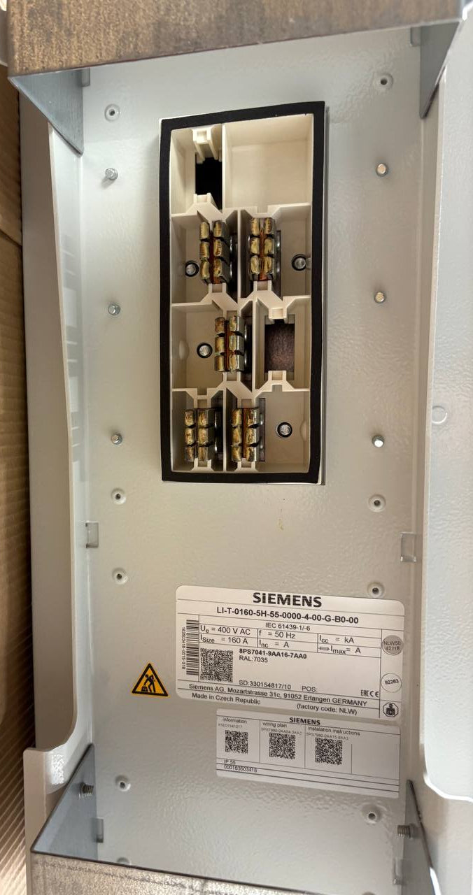 Siemens SIVACON 8PS LI-system 8PS7041-9AA16-7AA0 – Pluggbart skinnesystem for strømfordeling