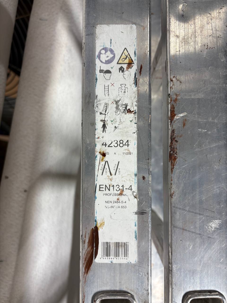 Zarges Multitec M multifunksjonsstige (42384) – 4 × 4 skaft i aluminium