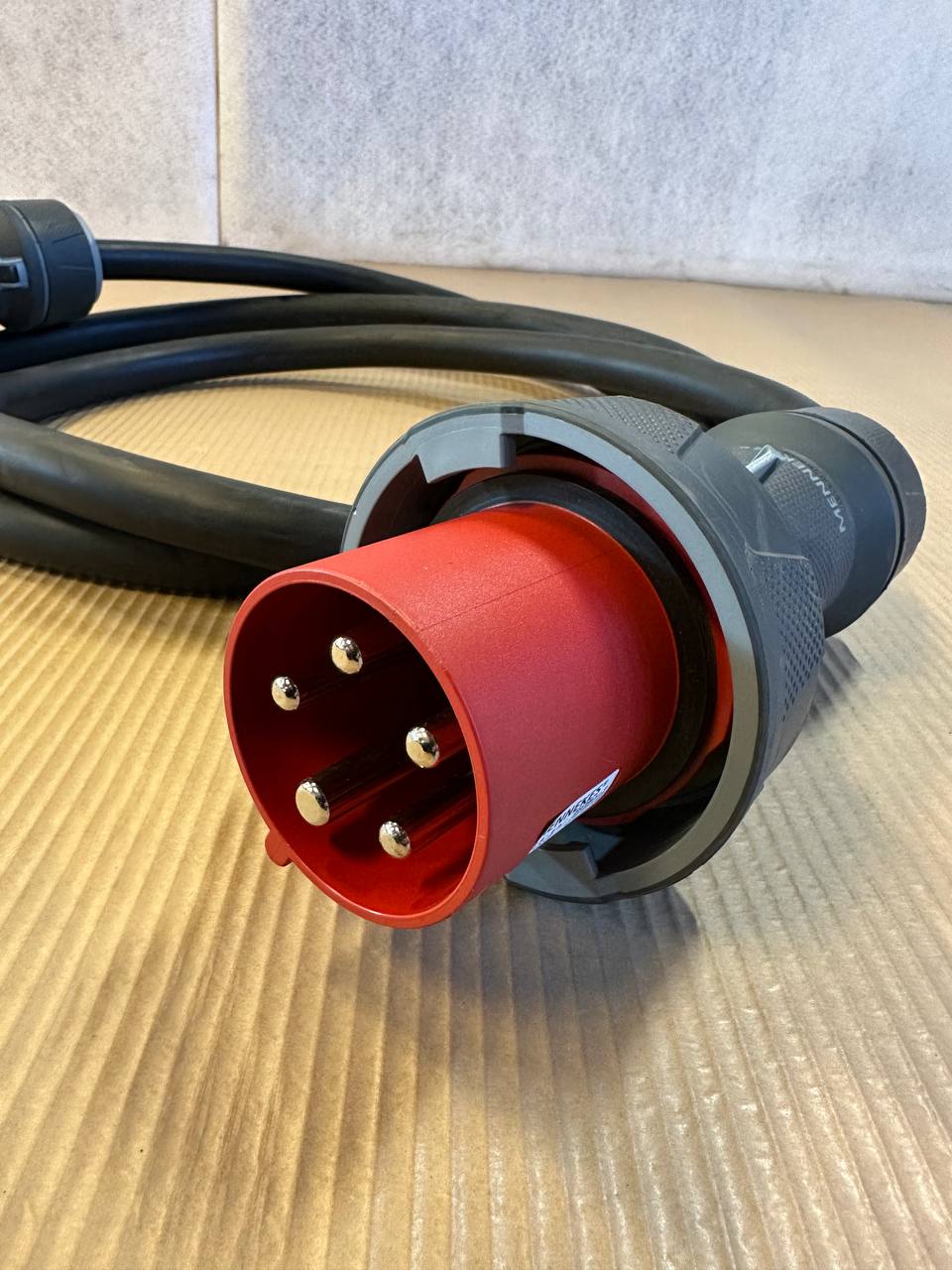 Mennekes PowerTOP® Xtra 63A IP67 – Støpsel + Skjøtekontakt + 360 cm kabel