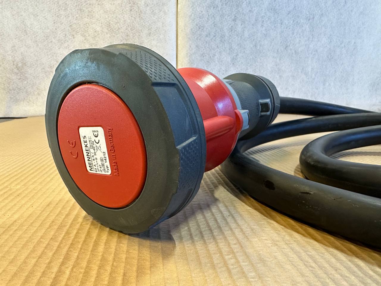 Mennekes PowerTOP® Xtra 63A IP67 – Støpsel + Skjøtekontakt + 360 cm kabel