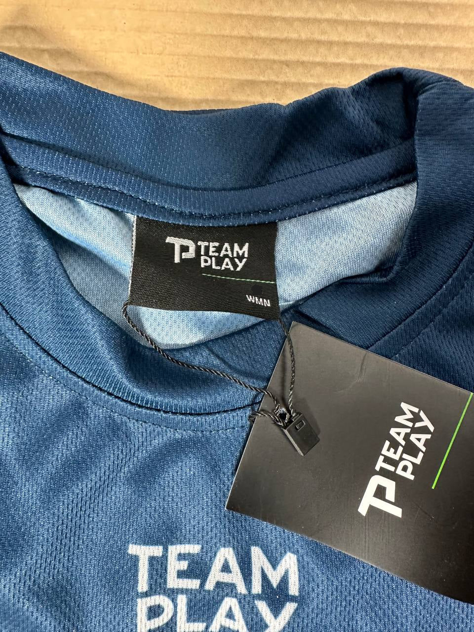 TEAM PLAY treningstrøye – mørkeblå med blå detaljer- Dame