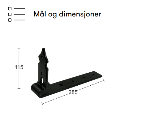 Habo Torvholdkrok Sort
