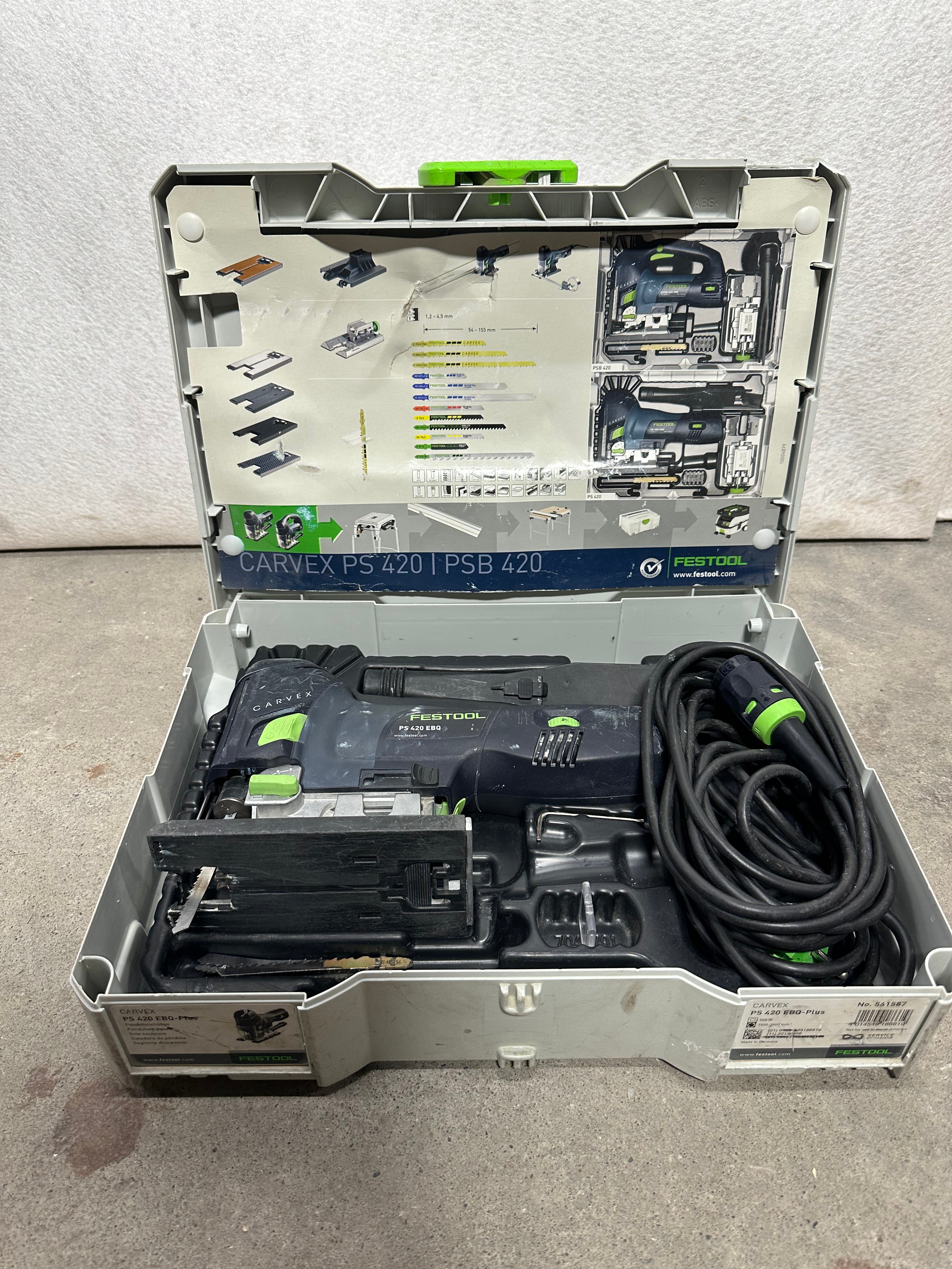 Festool PS 420 EBQ Stikksag Carvex-serien