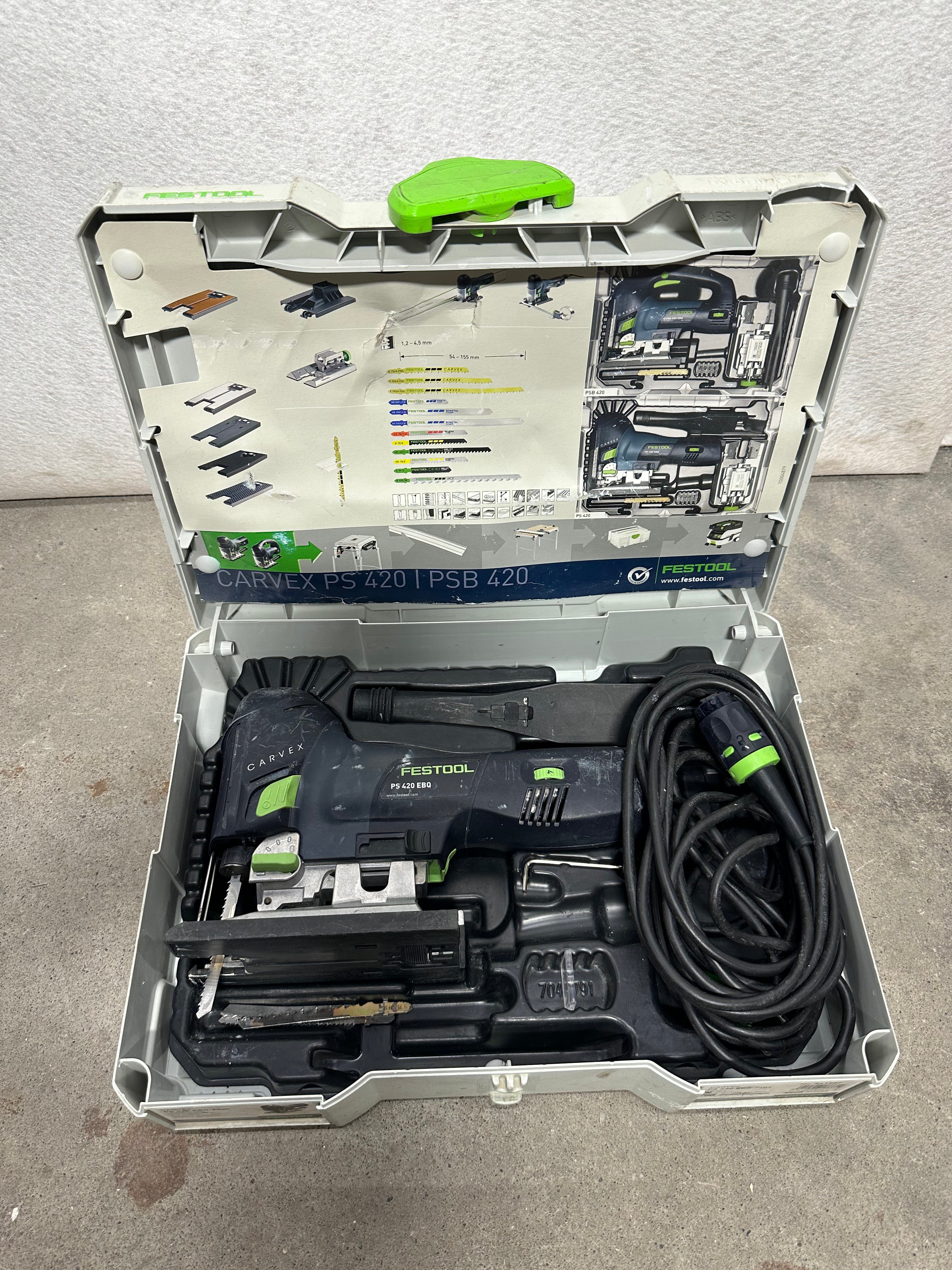 Festool PS 420 EBQ Stikksag Carvex-serien