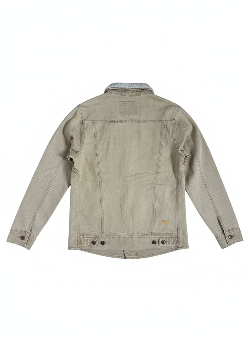 SAINT Trucker Jacket – Light Stone - Herre