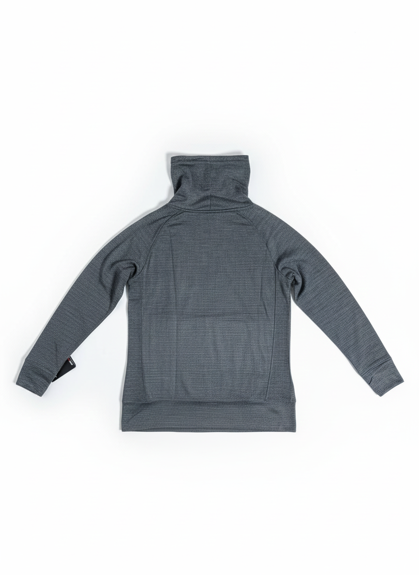 FXR W Pilot PO Hoodie Grey Heather/Coral- Dame