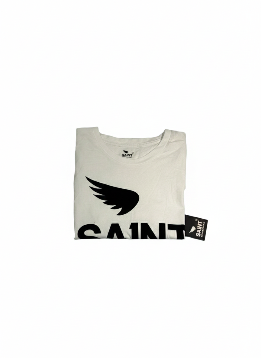SAINT Unbreakable T-Shirt Hvit/Sort- Herre