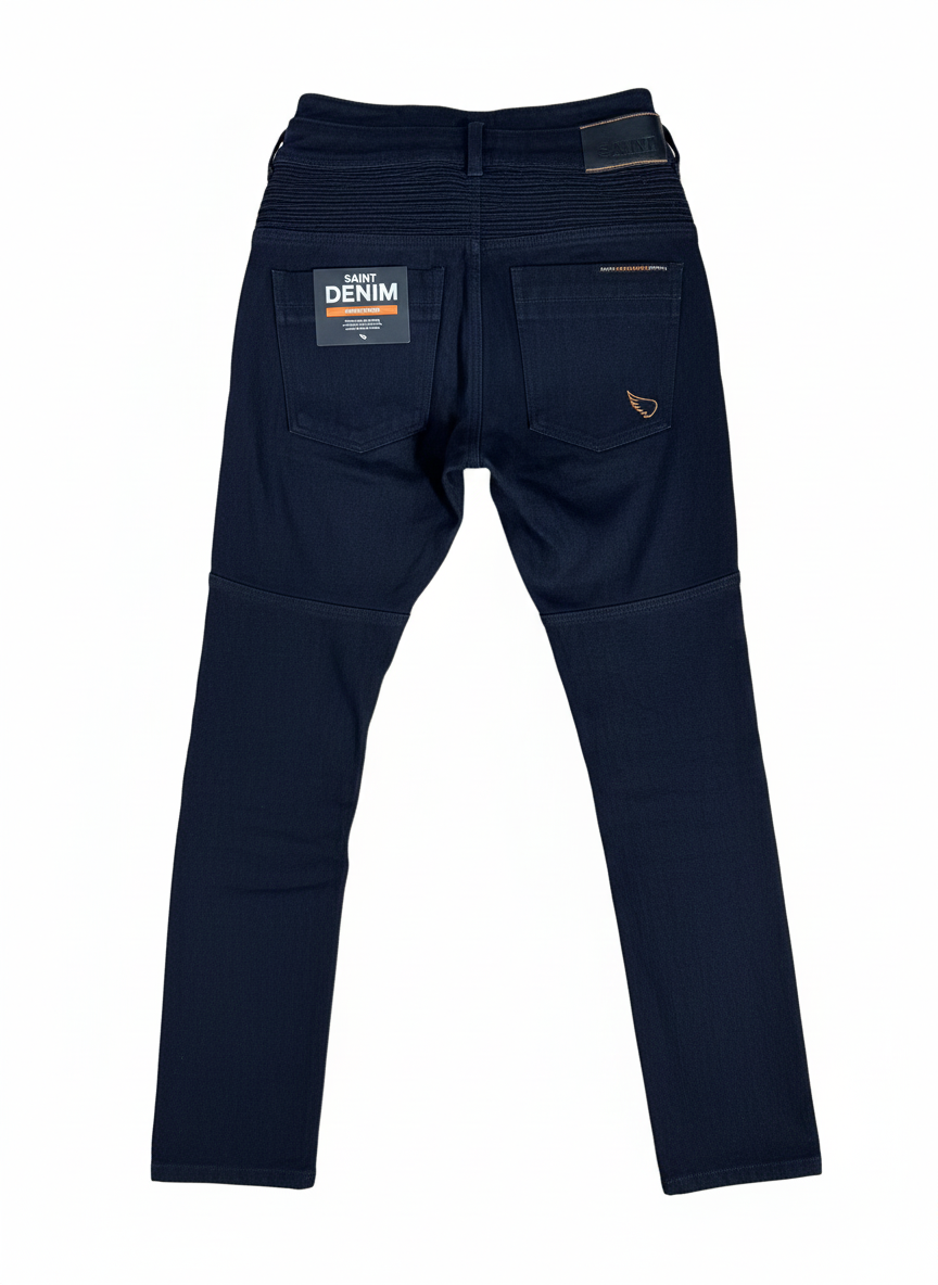 SA1NT Unbreakable Model 4 Armoured Jeans Overdyed Indigo- Herre