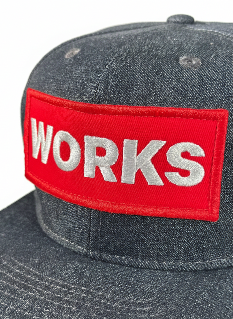 SA1NT Works Box Logo Snapback – Indigo