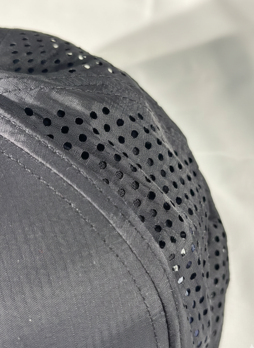 SA1NT Mesh Snapback Caps Black/White