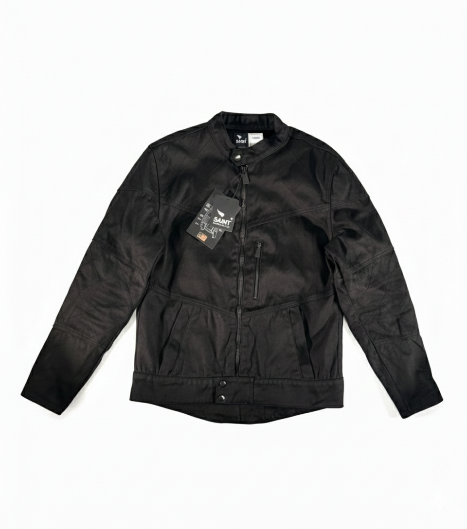 SA1NT Armoured Jacket Model 2 Black- Herre