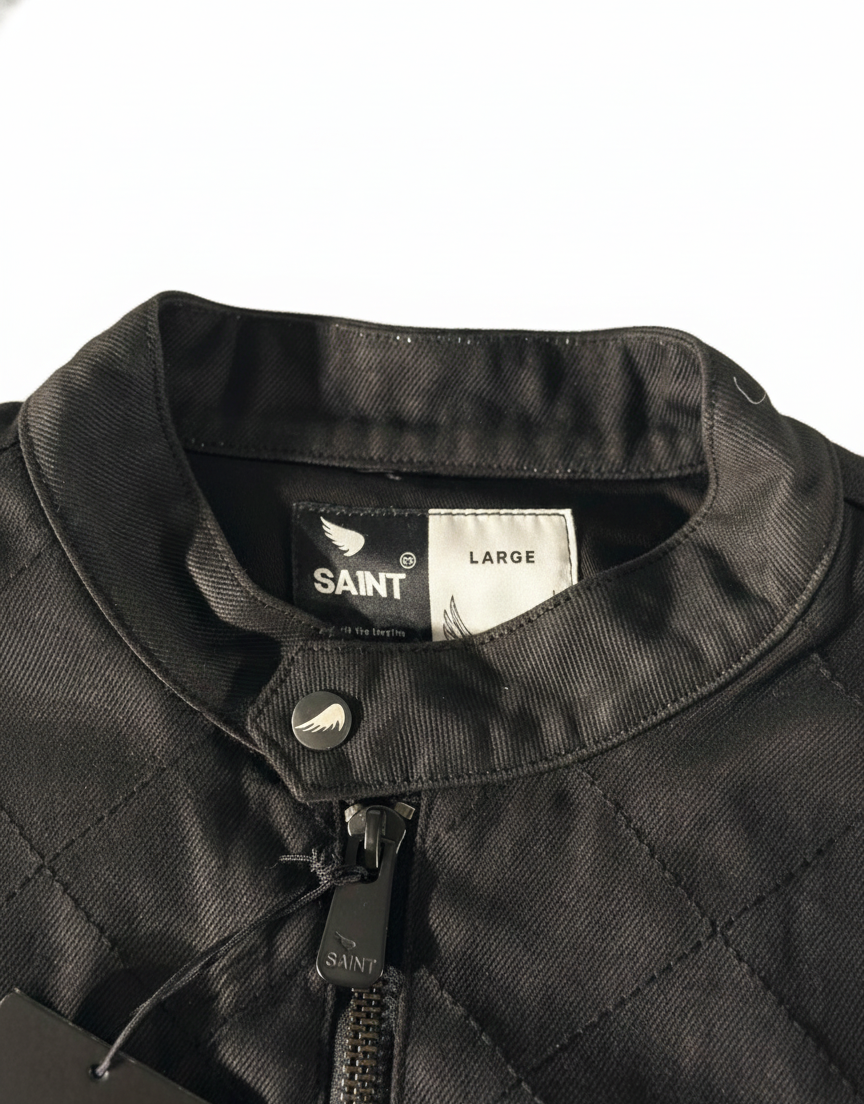 SA1NT Armoured Jacket Model 2 Black- Herre