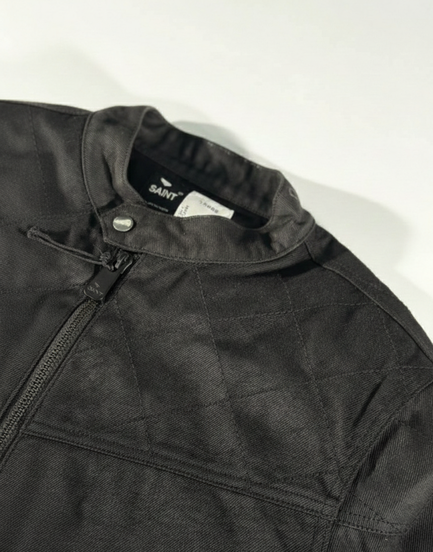 SA1NT Armoured Jacket Model 2 Black- Herre