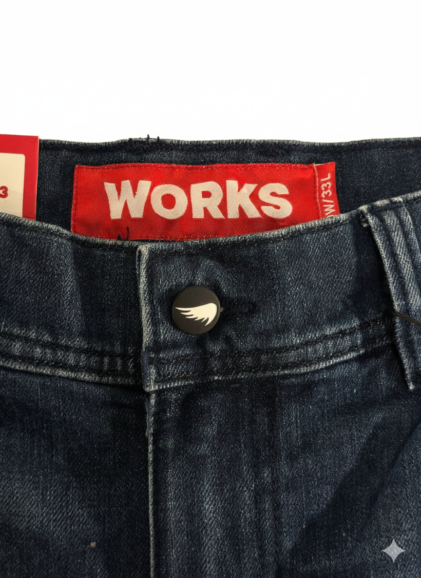 SA1NT Works Aviator Pant Denim Workpants- Herre