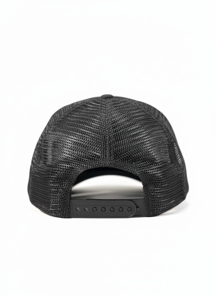 SA1NT Works Embroidery Trucker Cap Black
