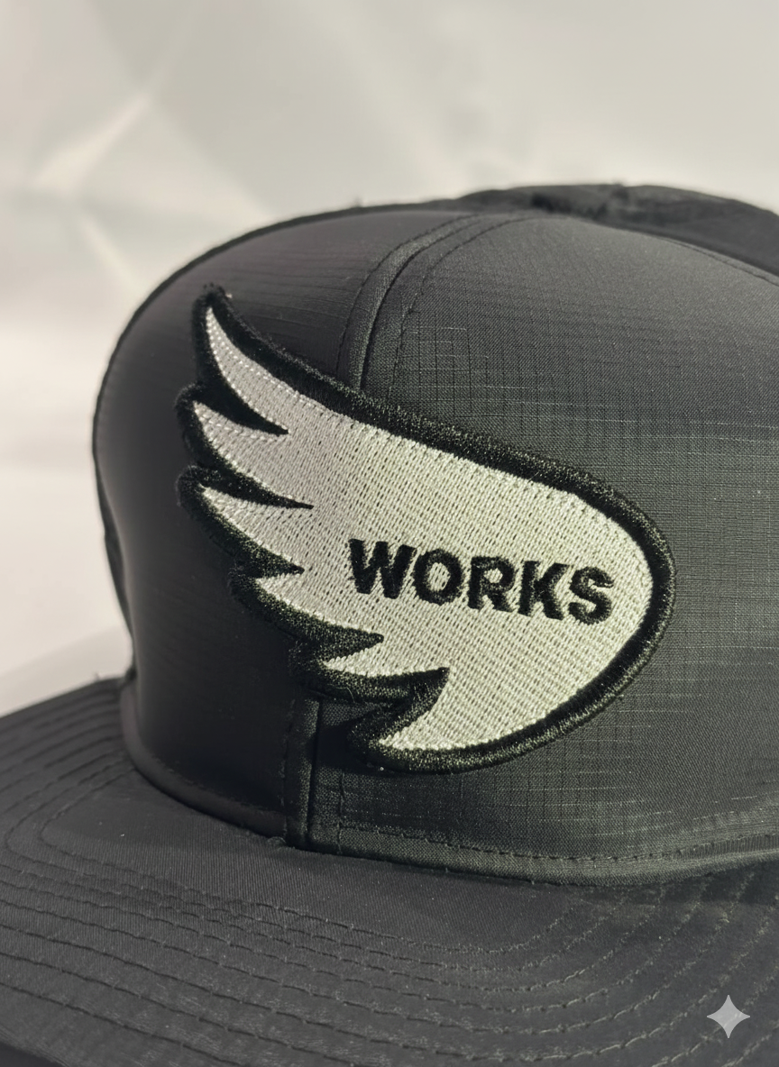 SA1NT Wing Snapback Black