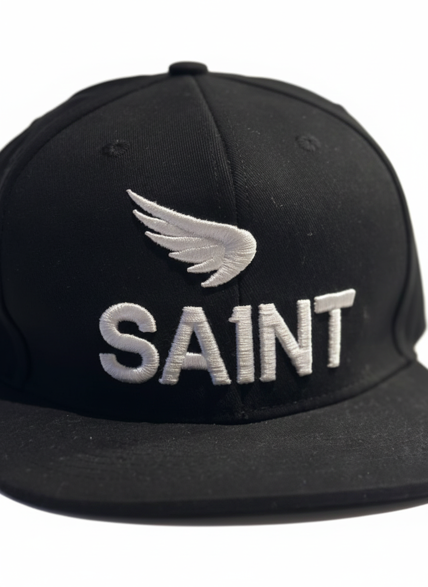 SA1NT CAPS 3D Logo Twill Snapback