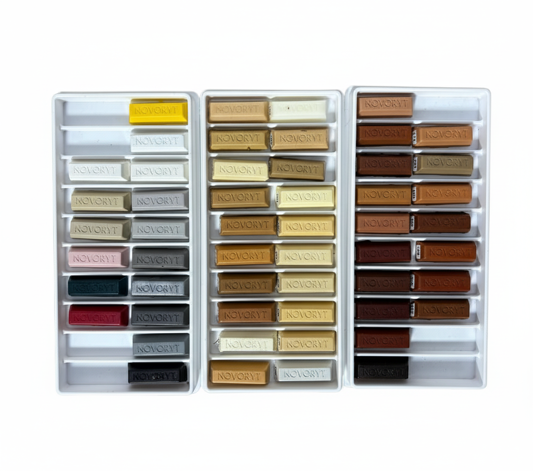 Novoryt Smeltevoks Set 60 | Profesjonelt Reparasjonssett for Treoverflater