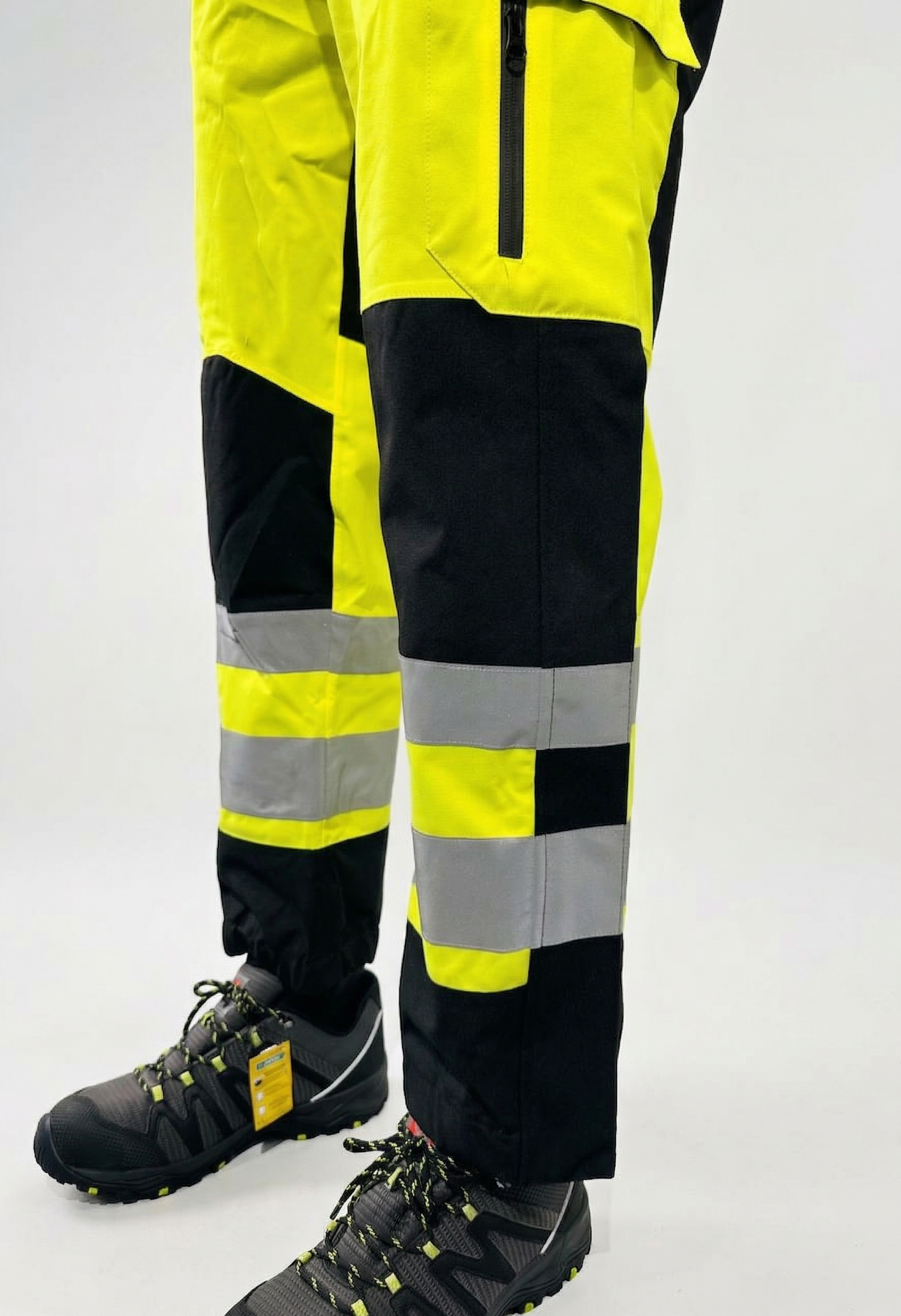 Synfiber Lindesnes arbeidsbukse Hi-Vis gul/sort EN ISO 20471 kl. 2