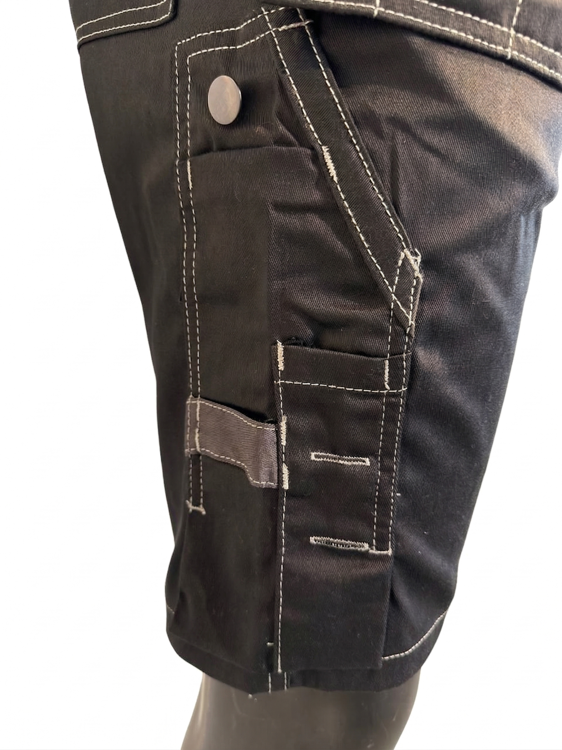 Synfiber Leo Craftsman Shorts med stretch – sort arbeidsshorts