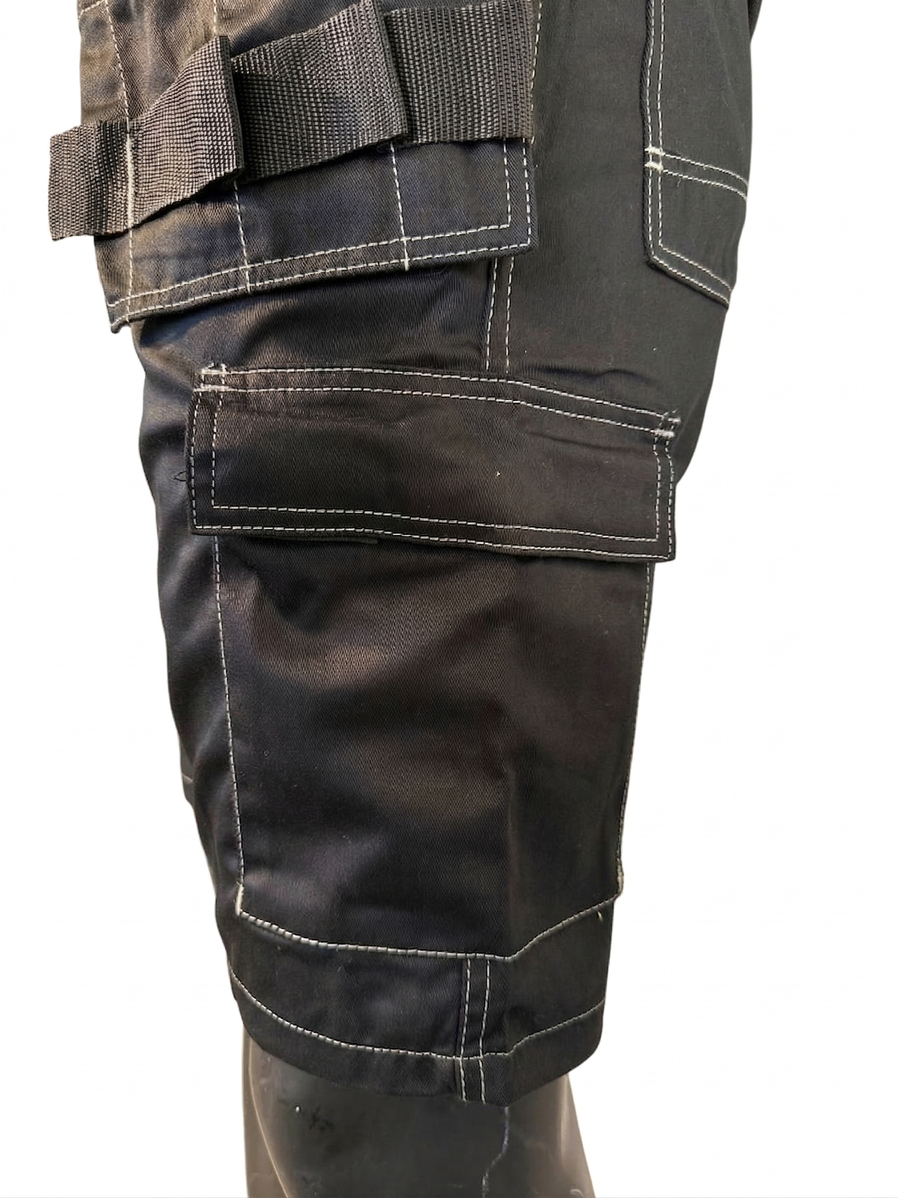 Synfiber Leo Craftsman Shorts med stretch – sort arbeidsshorts