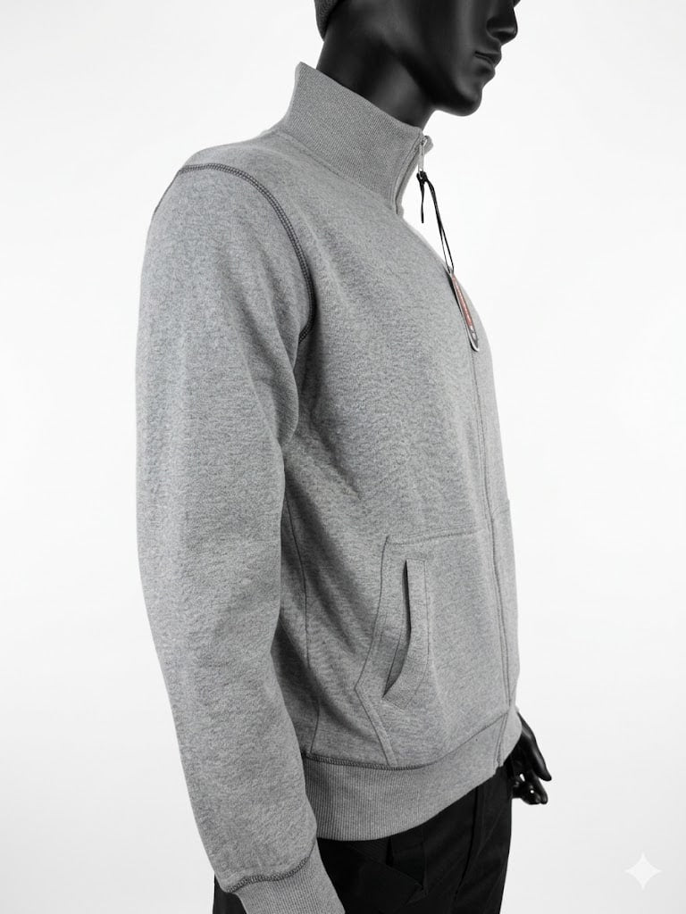 St. Louis Bradley Collegejakke Gråmelert Zip