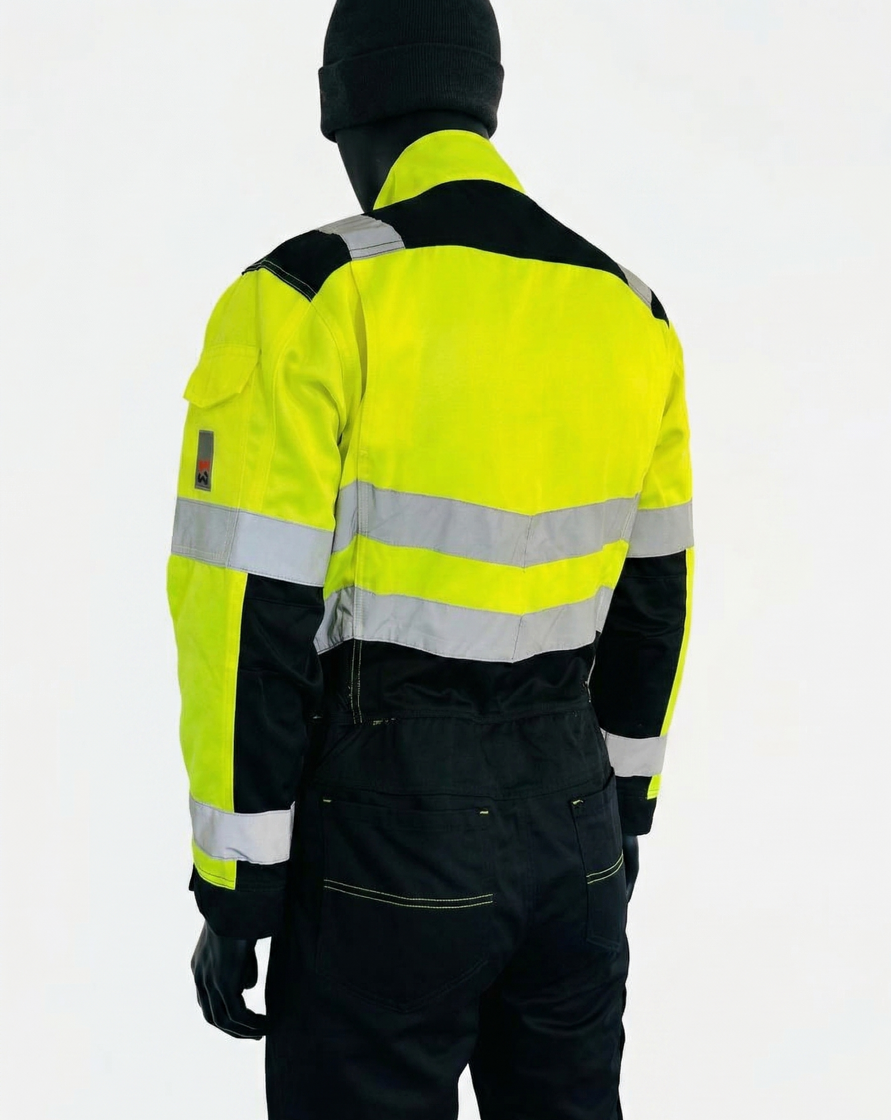 Modyf Alnes kjeledress Hi-Vis gul/sort – EN ISO 20471 Klasse 3
