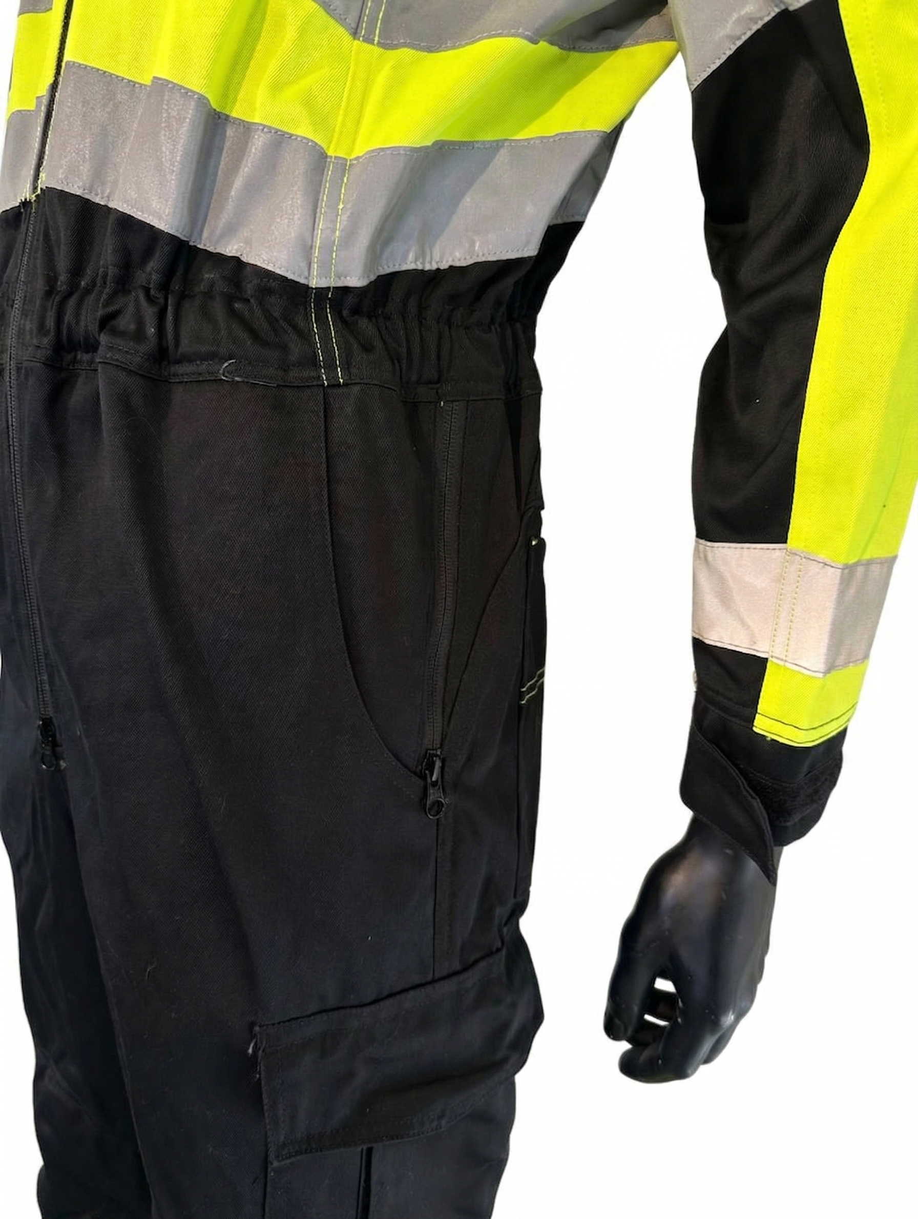 Modyf Alnes kjeledress Hi-Vis gul/sort – EN ISO 20471 Klasse 3