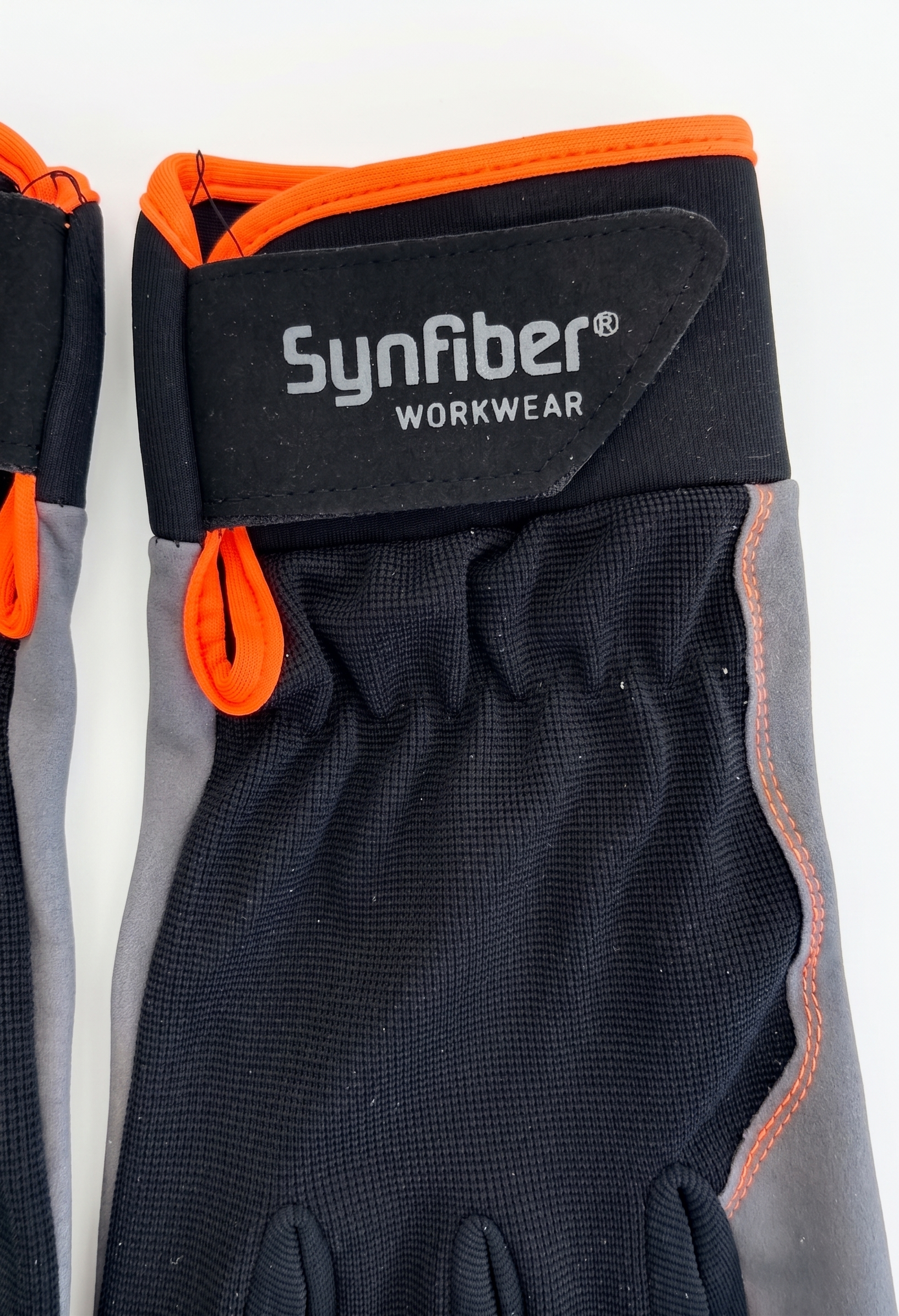 Synfiber Workwear Micro Arbeidshanske Sort/Oransje EN388 CAT II