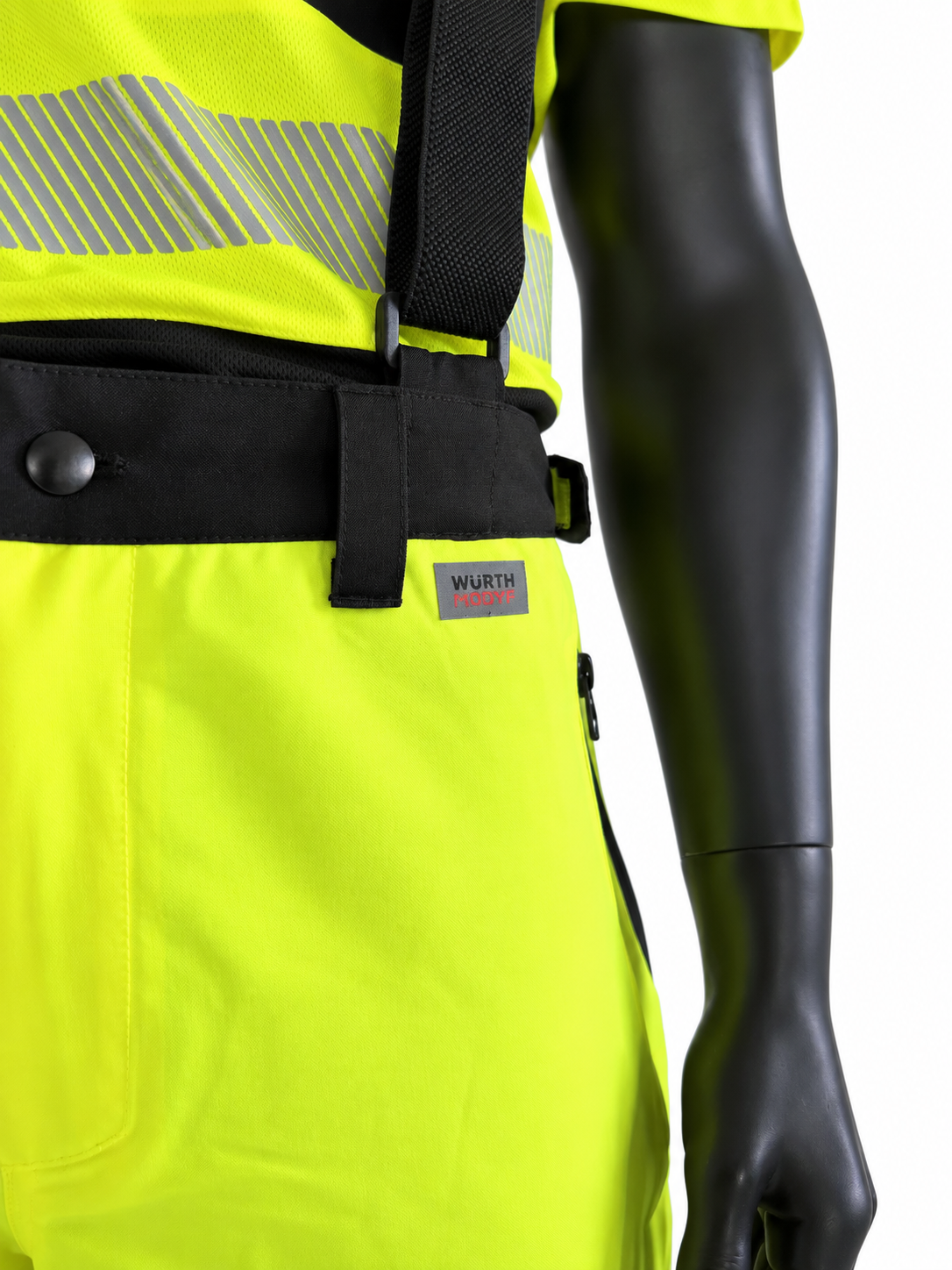 Würth MODYF Lindesnes skallbukse Hi-Vis klasse 2 – gul/sort
