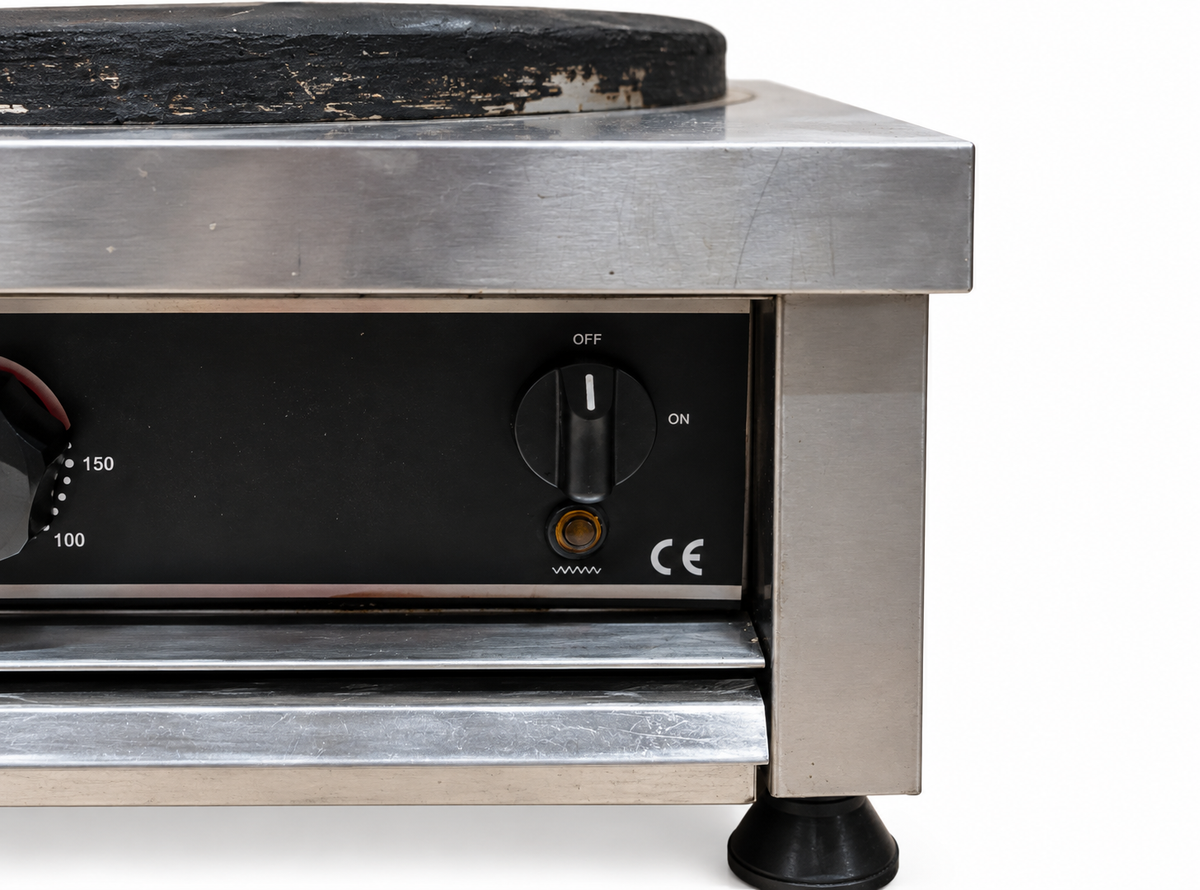 SGS Trio KM 40 E elektrisk crêpesmaskin / pannekakesteker Ø40 cm – 3 kW