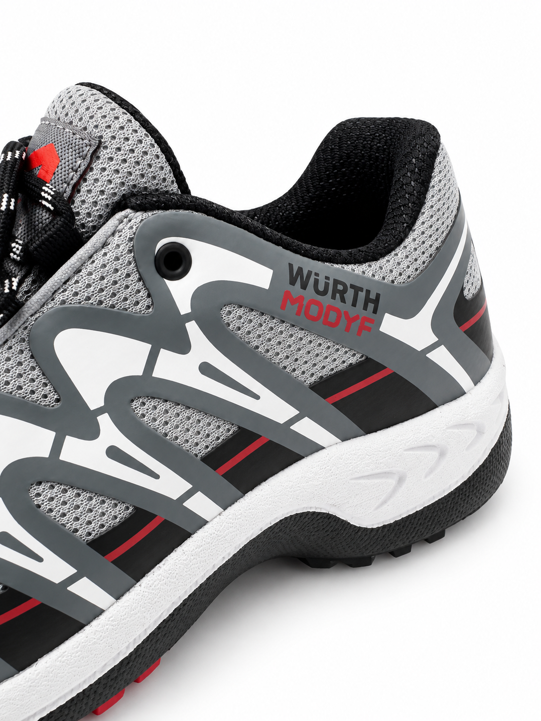 Würth MODYF Solar S1P HRO SRC ESD vernesko – grå/hvit/rød