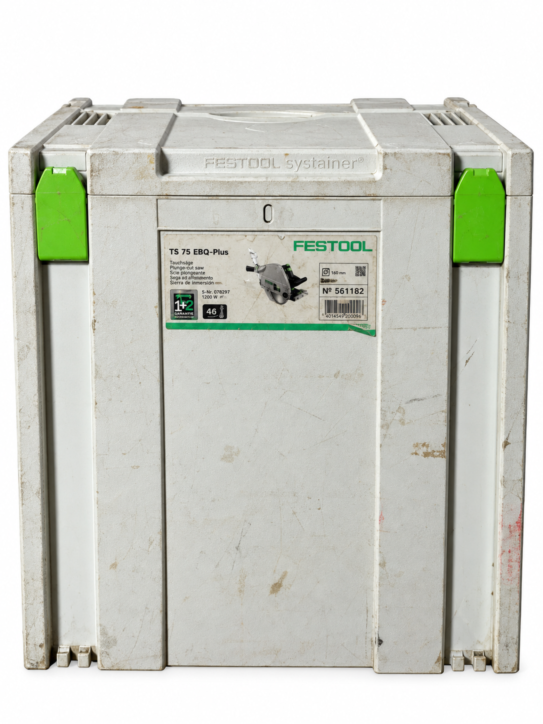 Festool TS 75 EBQ-Plus Dykksag med Systainer koffert