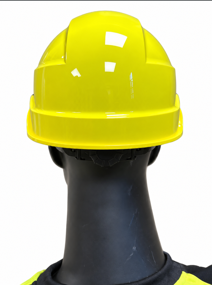 Vernehjelm Iris II High vis gul m/ visir EN397/EN166-1F