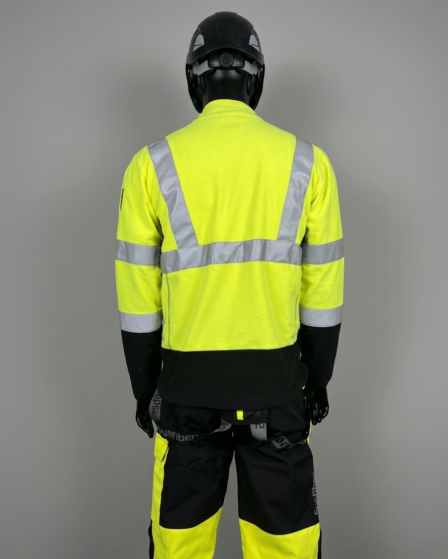 Würth Dyna Hi-Vis Fleecejakke Gul/Sort – Art. M409363002