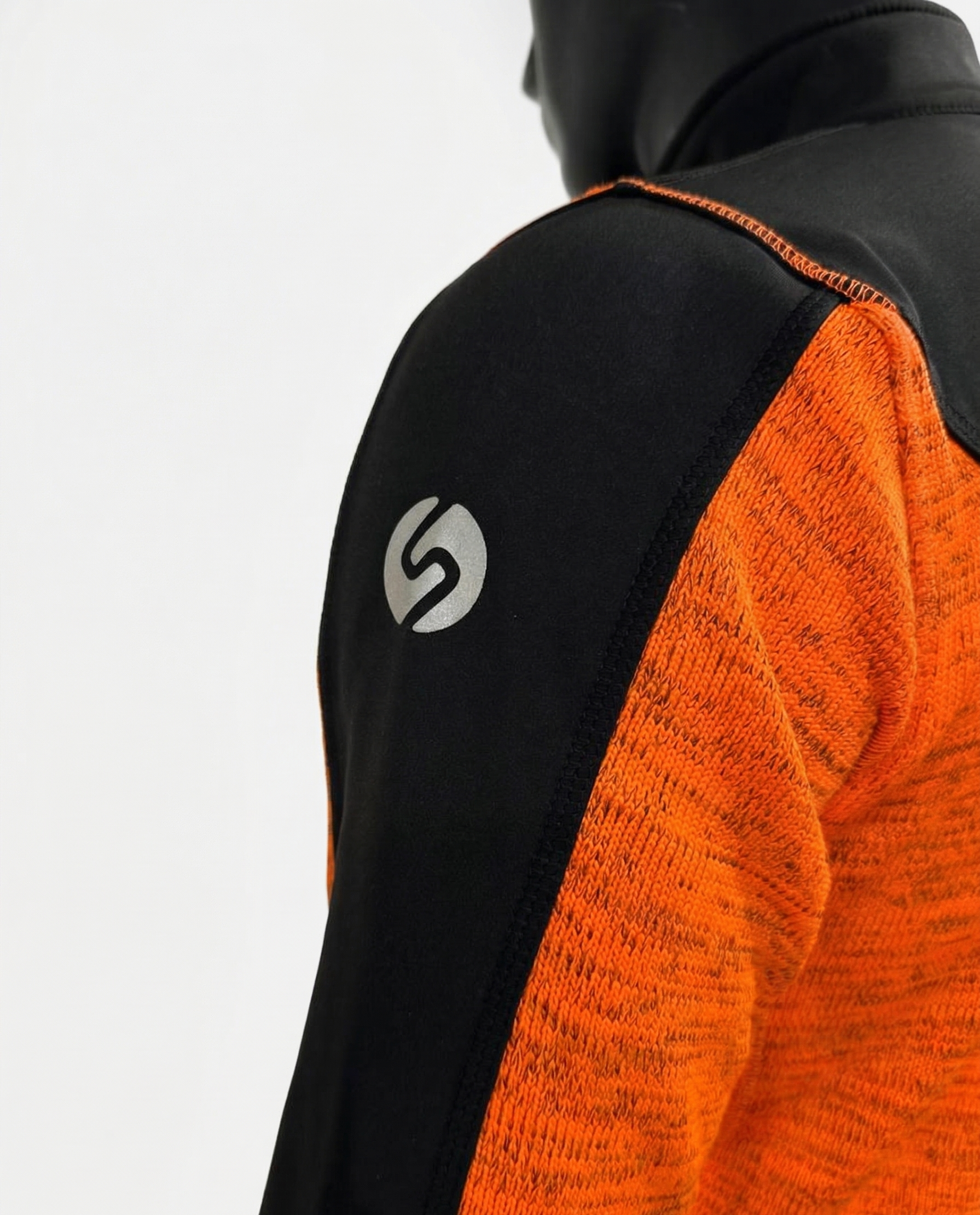 Synfiber Warm Fleece Jakke HV Oransje/Sort