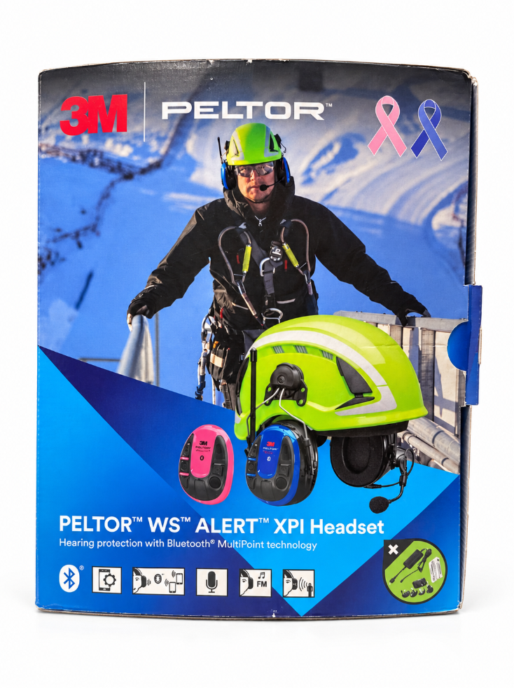 3M Peltor WS Alert XPI Bluetooth hørselsvern med hjelmfeste