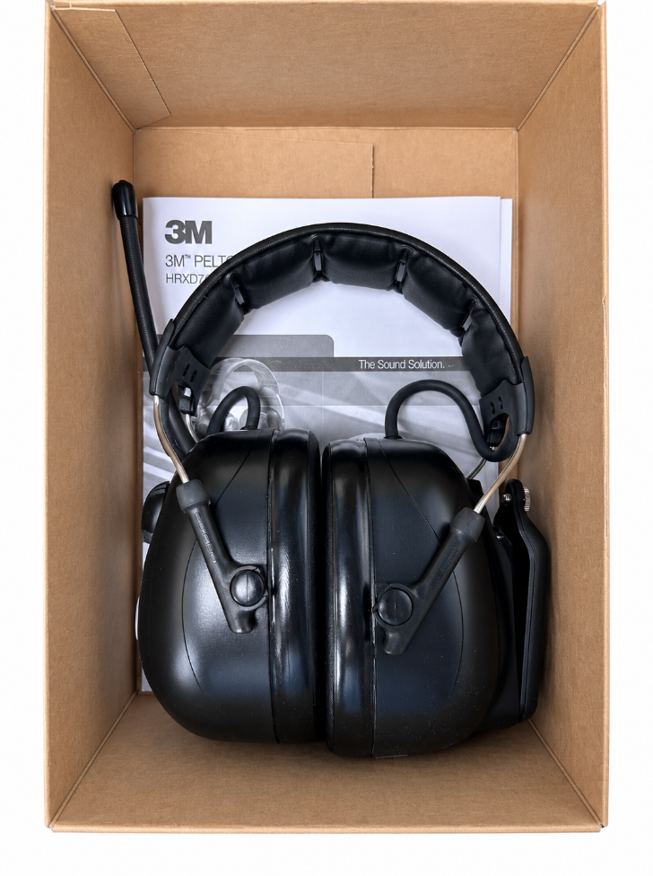 3M PELTOR HRXD7A-01 hørselvern med DAB+ og FM-radio – 31 dB