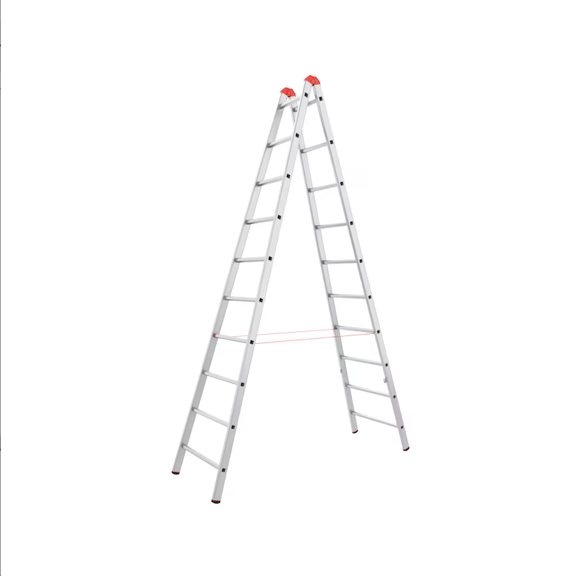 Würth STEHLEI-ALU-2X10SPRO – Profesjonell aluminium trappstige 2×10 trinn