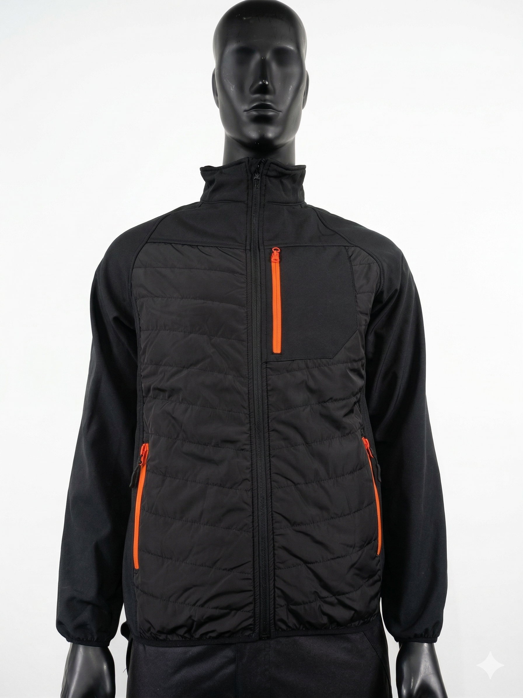 Synfiber Jasper Hybridjakke Grå/Sort