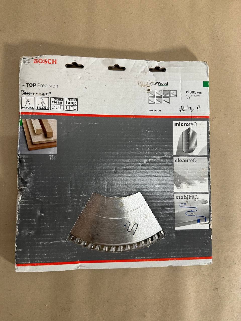 Bosch Sirkelsagblad | Best for Wood | 305 mm - 72 Tenner | Microteq | Cleanteq