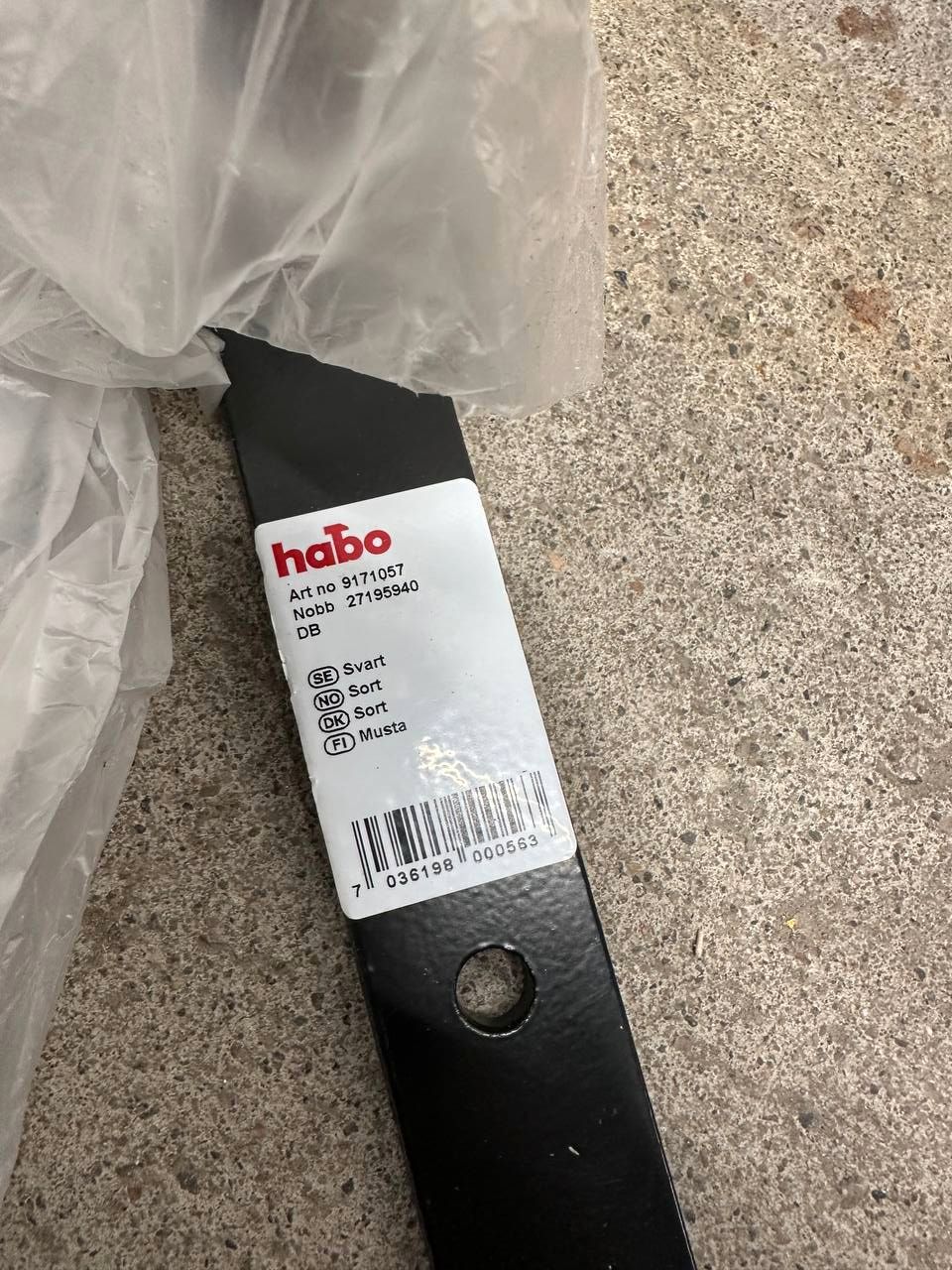 Habo Torvholdkrok Sort