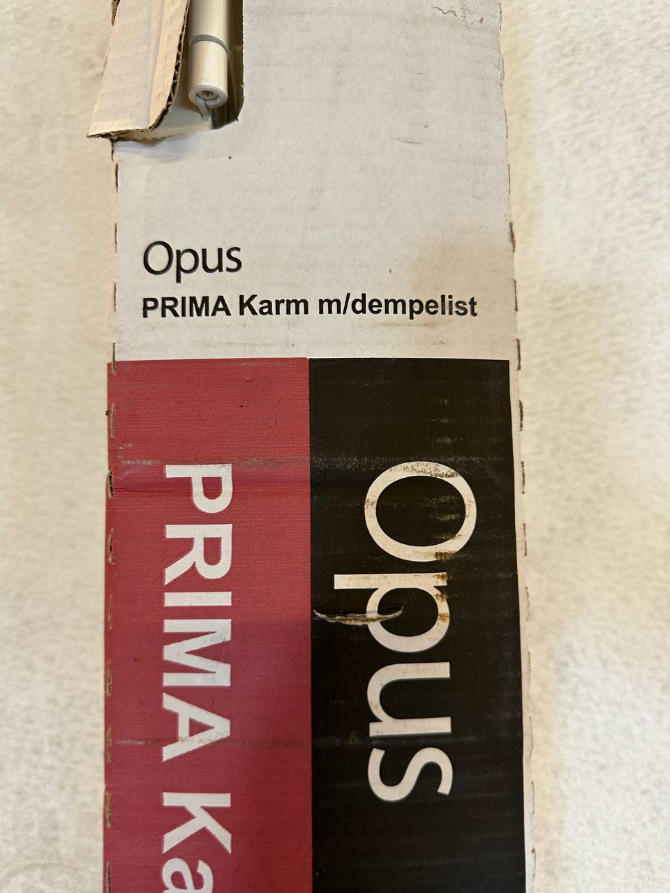Opus Karm Prima 7×20 Hvit 93 mm u/terskel