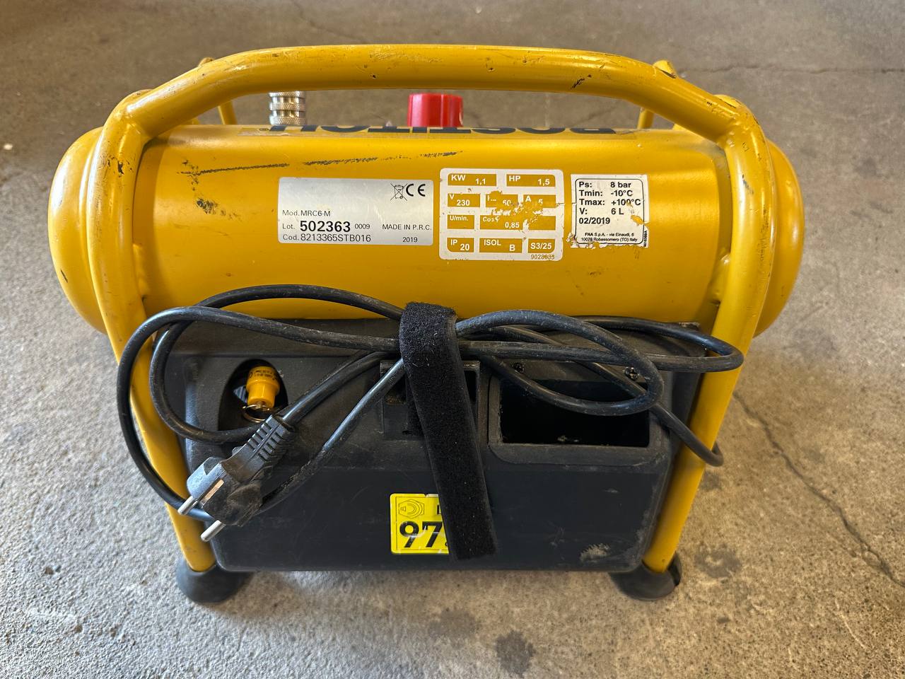 Bostitch TrimAir Kompressor 6L – 8 Bar