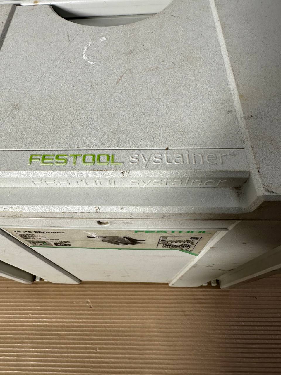 Festool TS 75 EBQ-Plus Dykksag med Systainer koffert