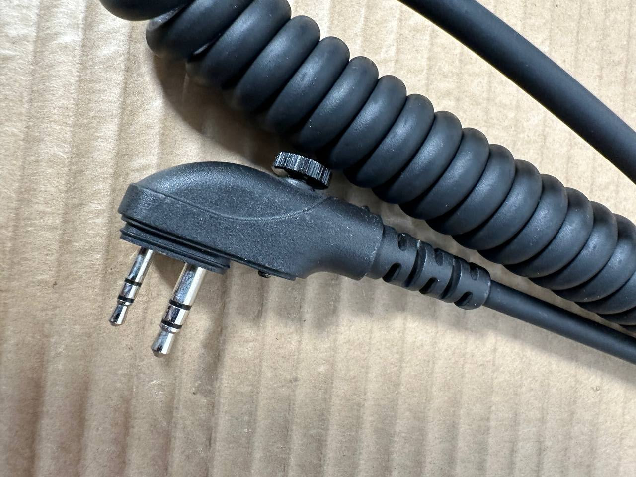 Headsett med mikrofon for walkie talkie – robust og komfortabel