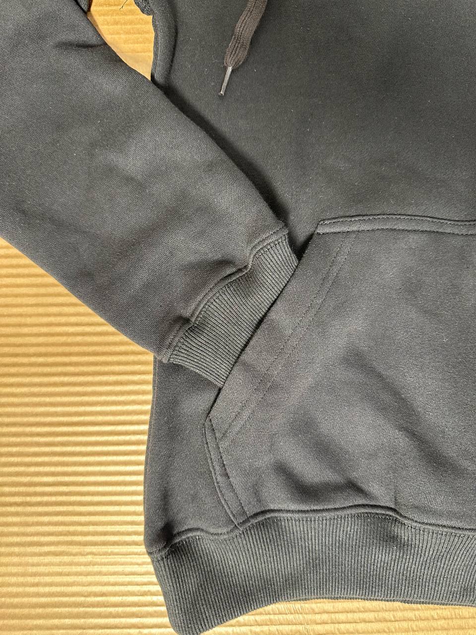 TEAM PLAY Hoodie / Hettegenser – Svart- LARGE