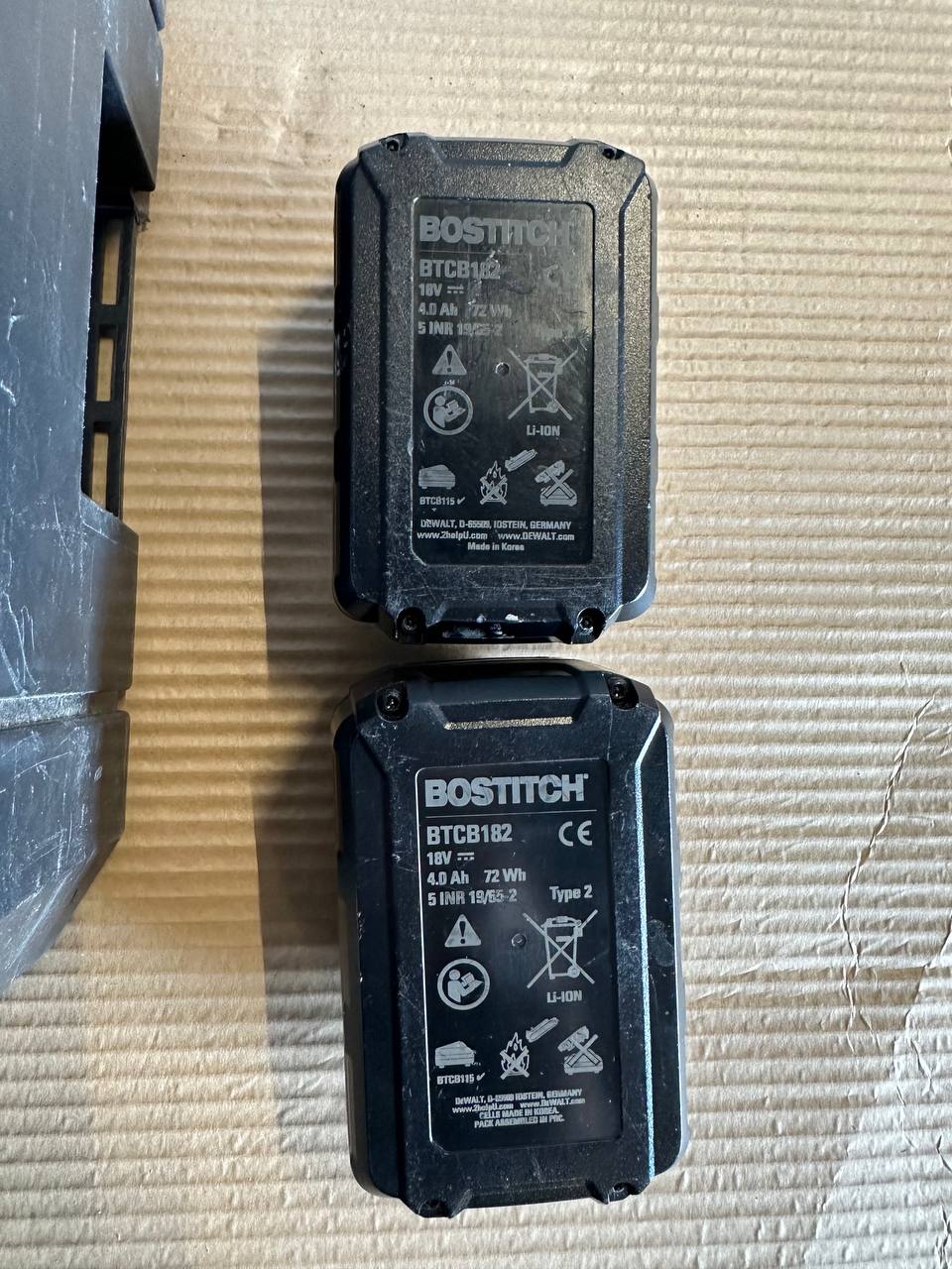 Bostitch BTCN120M2 Batteridrevet Dykkertpistol m/ 2 batterier og lader