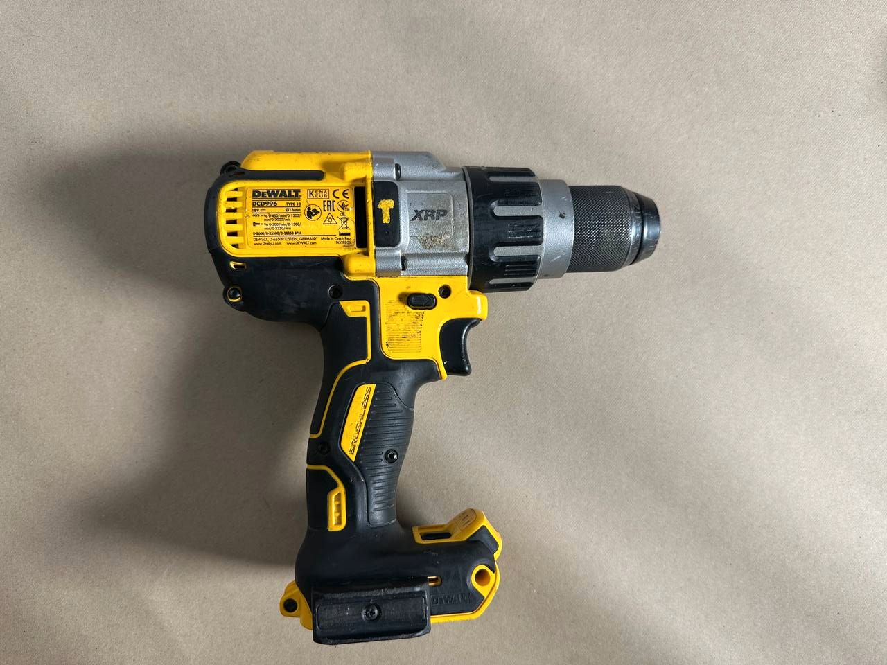 DEWALT DCD996 18V XR Slagbormaskin | Børsteløs | 3-trinns gir | Brukt